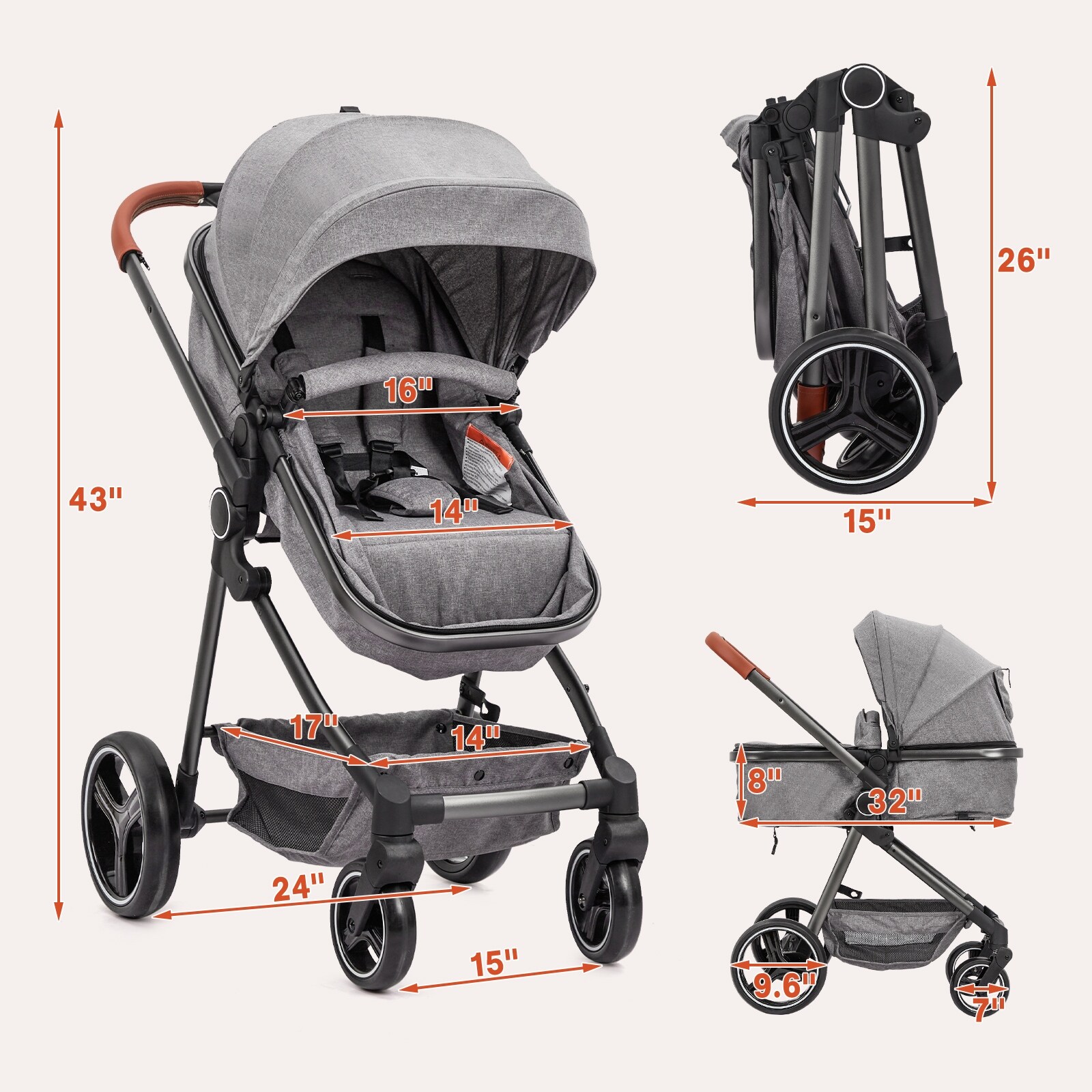 Bed bath and beyond discount baby strollers