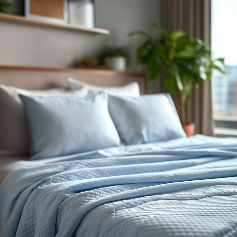 Deconovo PCM Cooling Comforter Textured Blanket 1 PC