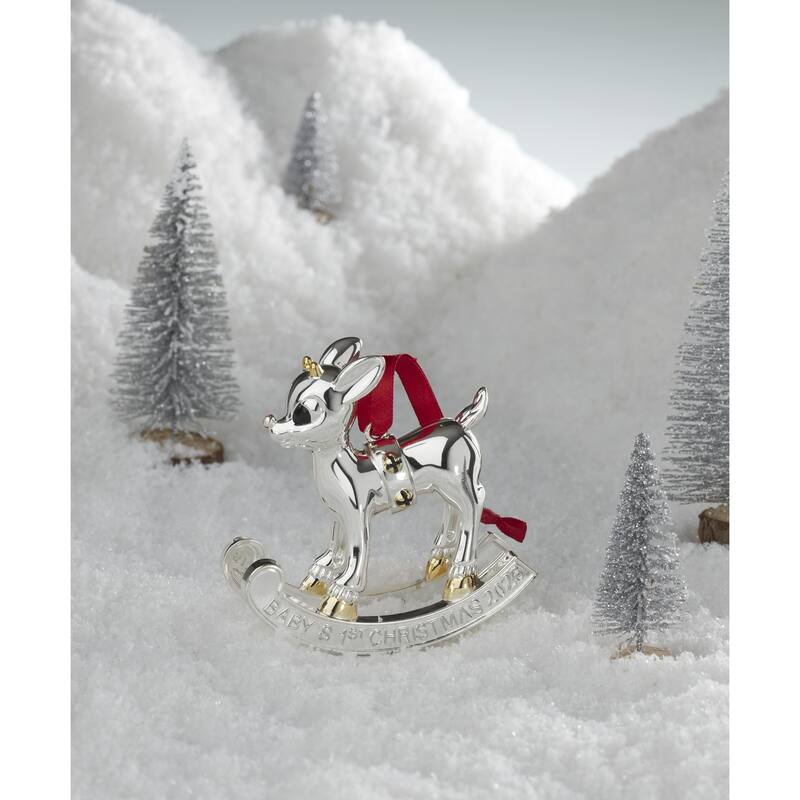 Lenox 2025 BABY'S 1ST CHRISTMAS RUDOLPH ORN
