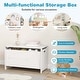 preview thumbnail 20 of 19, Costway Kids Toy Box withSafety Hinge Wood Storage Chest Flip-Top - See Details