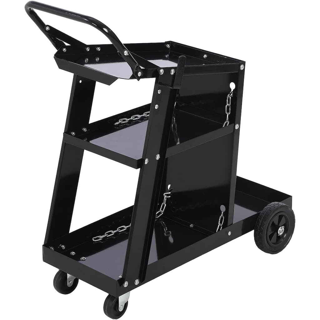 220 lbs Welder Cart for TIG MIG Welder and Plasma Cutter