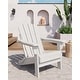 preview thumbnail 39 of 38, Folding Adirondack Chair, Outdoor Wooden Lounge Chair, Modern Lounger Adirondack Chair Ergonomic Extended Backrest