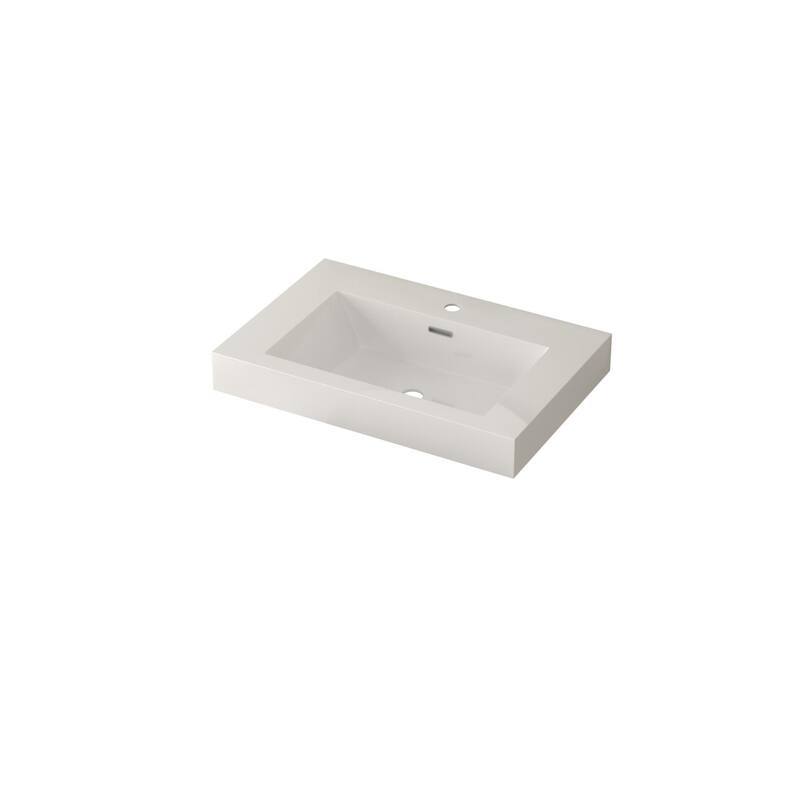 30" Bathroom Vanity with Sink,Wall Mounted Floating Bathroom Cabinet with Integrated Basin Plywood Finish Modern Design