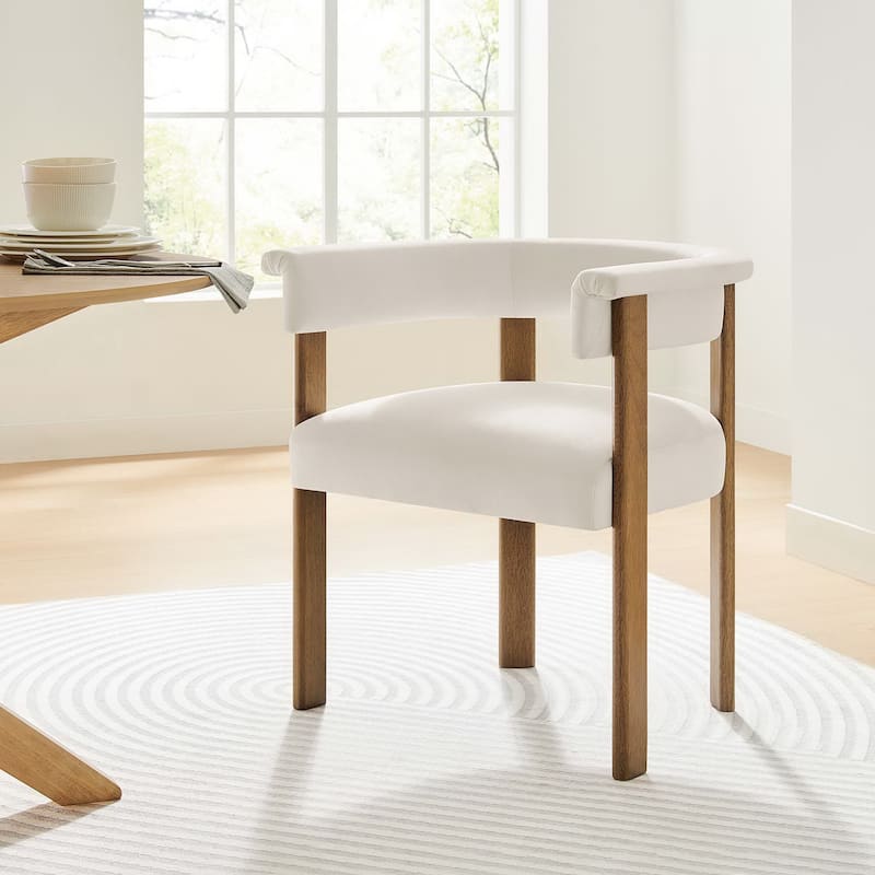 Imogen Barrel Dining Chairs - Set of 2 - Alabaster Deep Brown