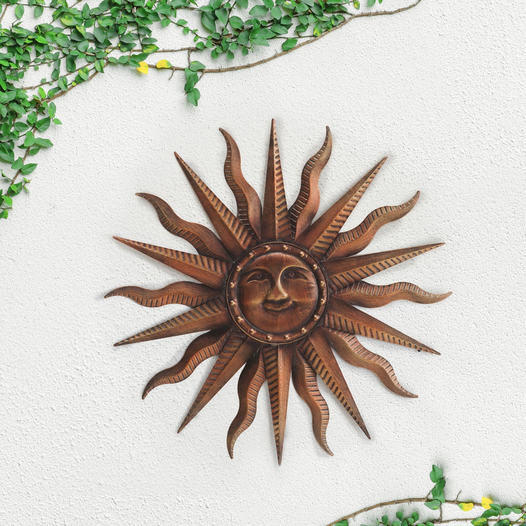 Shop Sunjoy Decorative Solid Flares Sun Wall Art Overstock 30634330