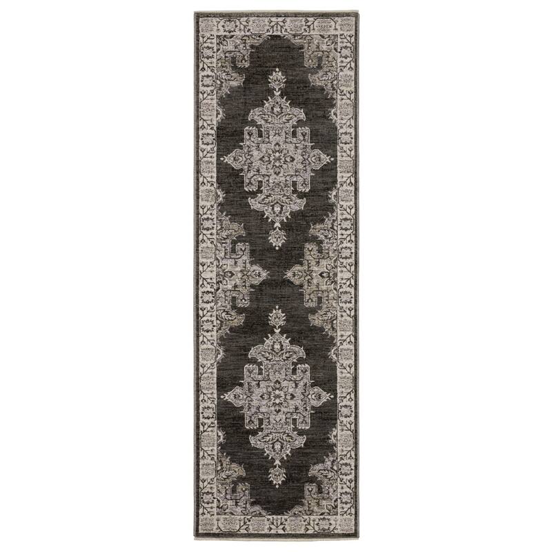 HomeRootsMedallion Traditional Rectangle Area Rug