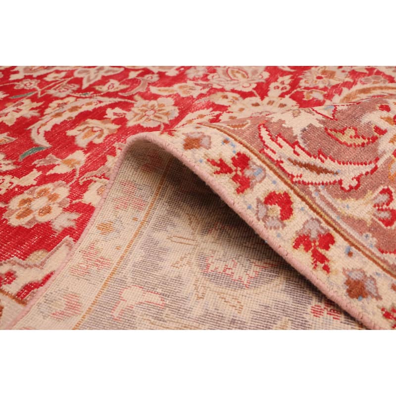 ECARPETGALLERY Hand-knotted Antalya Vintage Red Wool Rug - 9'3 x 12'3
