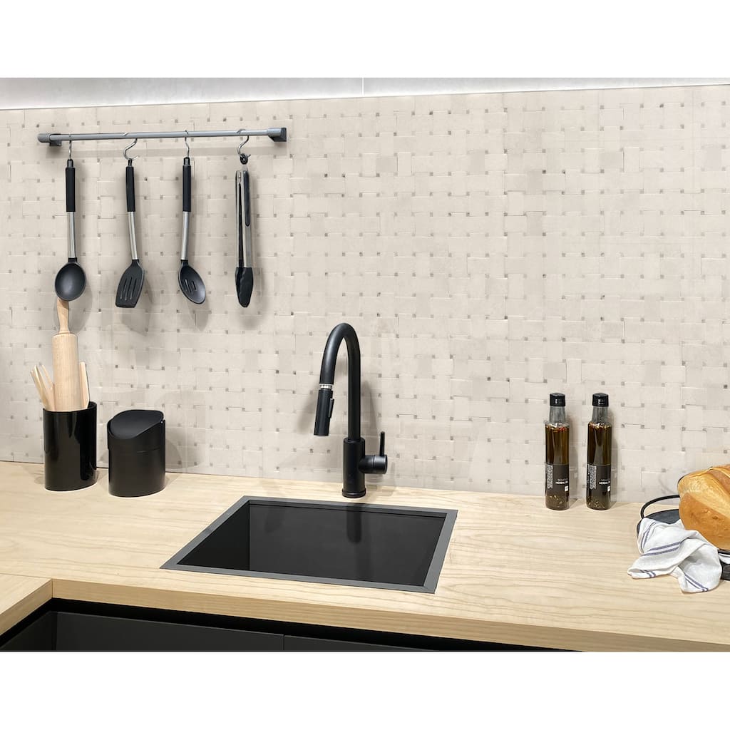 Apollo tile 12 x 12 Athens Polished Eastern White, Bianco Carrara Marble Tile (4.83 sq ft/case) - 5 Pack