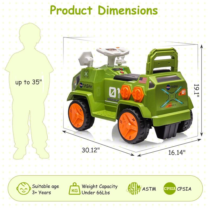 Kids Ride On Car, Powerful and Safe Ride-On Toy