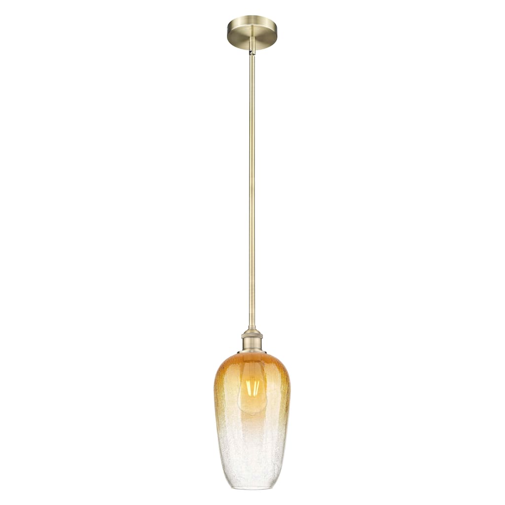 Innovations Lighting Endless Possibilities Edison - Brookhaven Flute - 1 Light 7" Stem Hung Mini Pendant