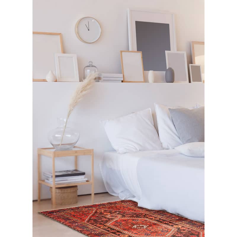 ECARPETGALLERY Hand-knotted Anadol Black Wool Rug - 4'6 x 7'1