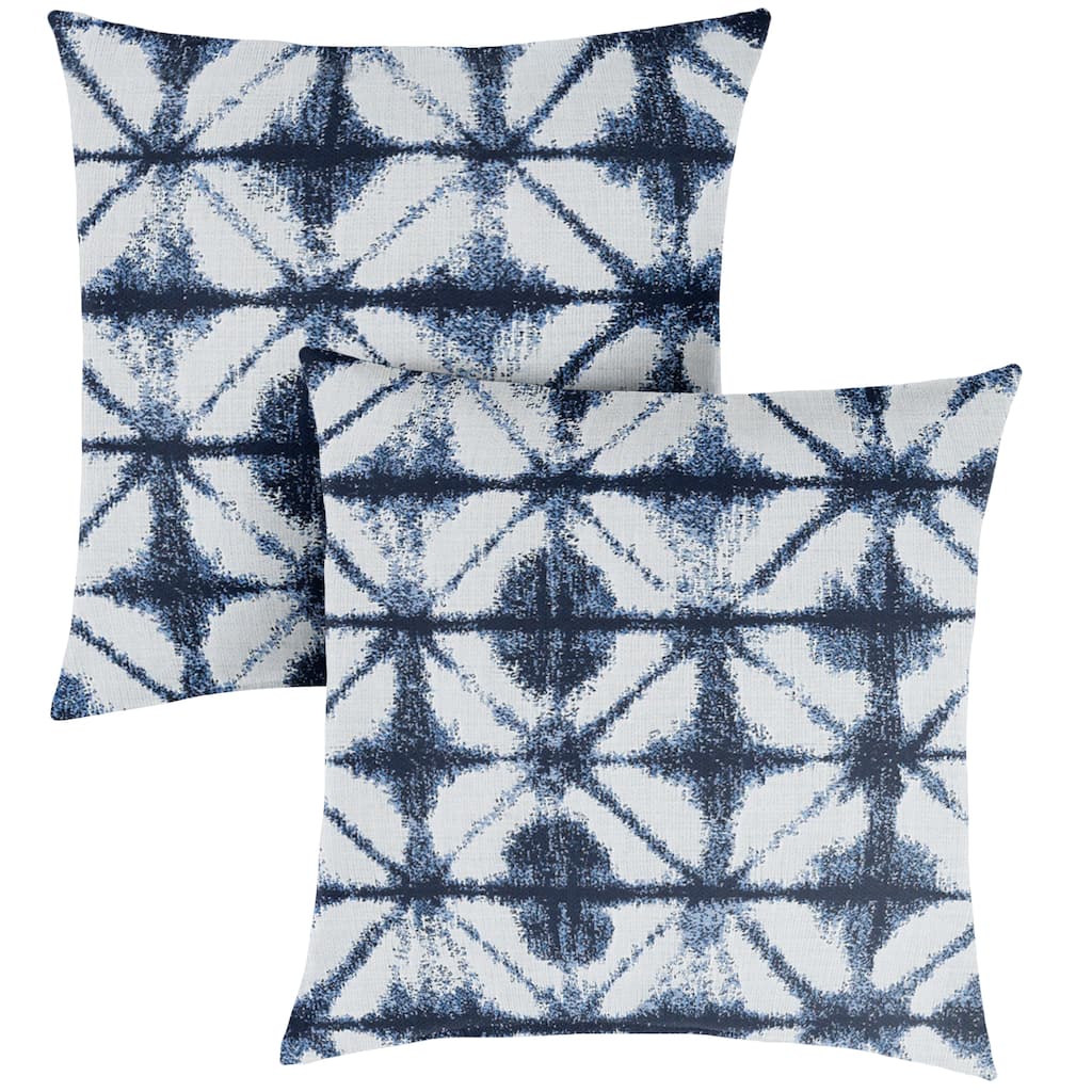 Sorra Home Sunbrella Outdoor Knife Edge Pillow Set of 2