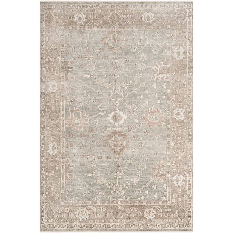 SAFAVIEH Couture Hand-knotted Oushak Clazina Traditional Oriental Wool Rug