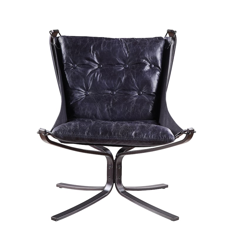 Meadowdale Button-Tufted Accent Chair with 4-Star Frame