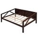 preview thumbnail 4 of 7, Modern Full Size Daybed with Wood Slat Support & Additional Storage Space