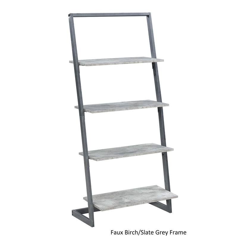 Convenience Concepts Graystone Ladder Bookshelf
