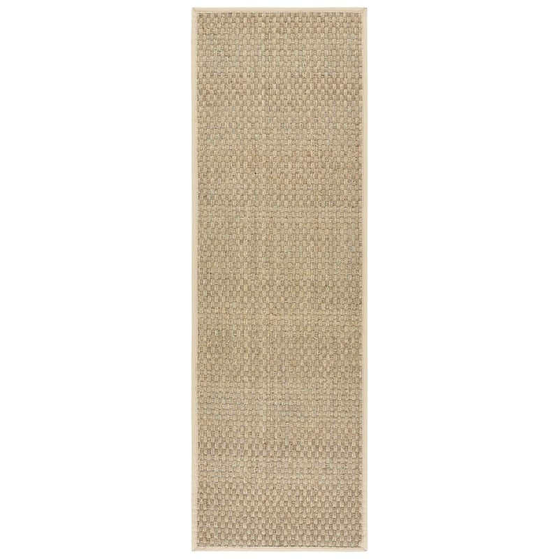 SAFAVIEH Natural Fiber Fita Farmhouse Seagrass Rug