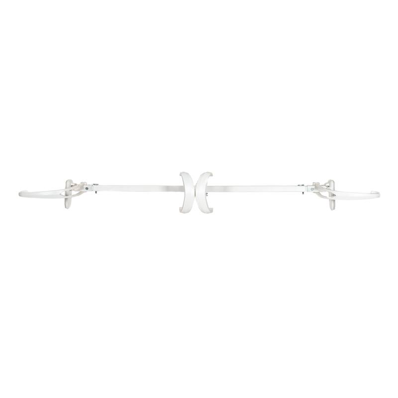 Garland Hanger - Double Door (52-82 Inch Doors) (White) - White