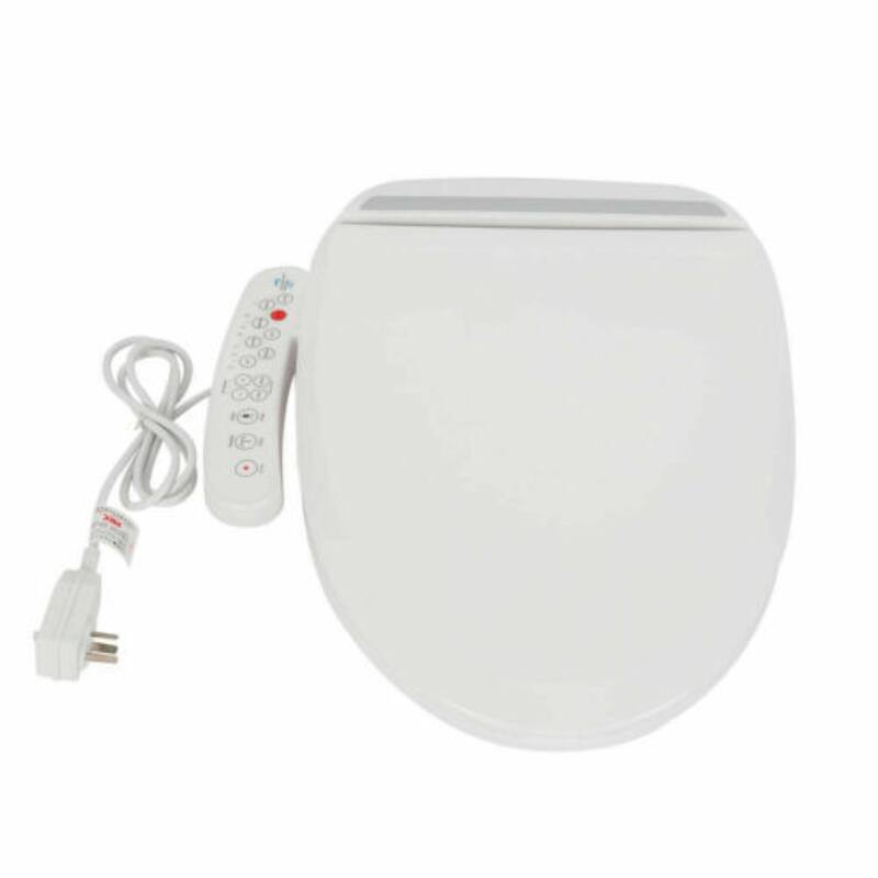 Electrical Toilet Seat Dual Nozzles Mechanical Elongated Bed Bath