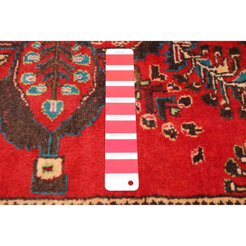 ECARPETGALLERY Hand-knotted Anadol Red Wool Rug - 3'3 x 5'0