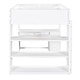 preview thumbnail 6 of 9, Full Size Wood Loft Bed with Ladder, Shelves, and Desk, White