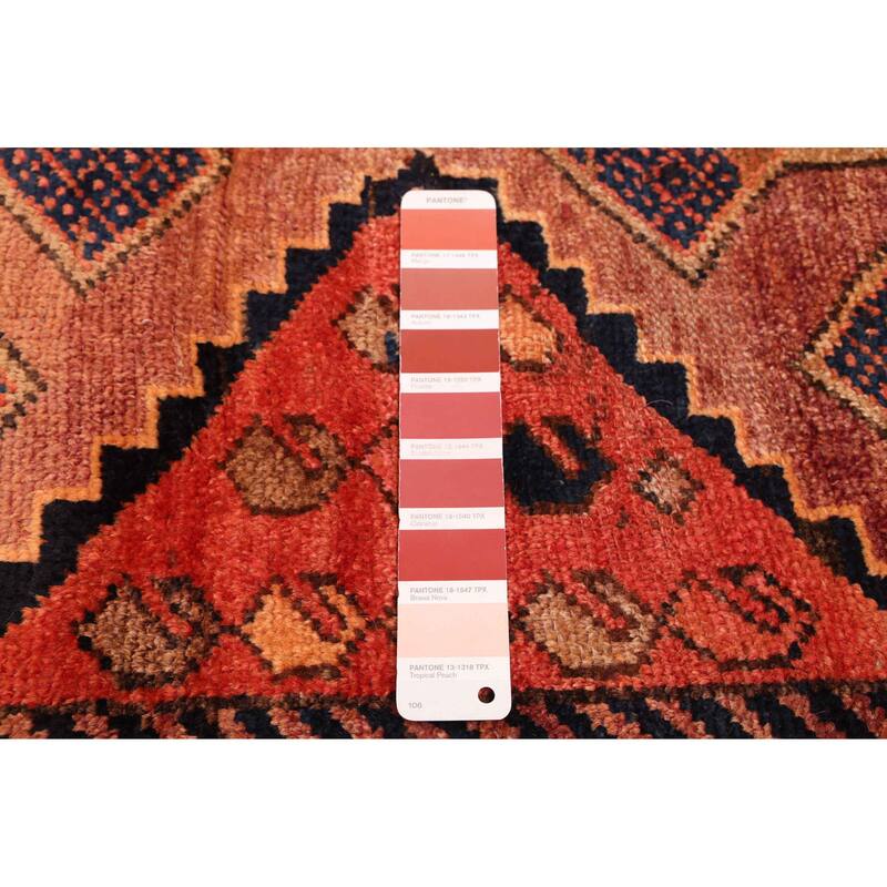 ECARPETGALLERY Hand-knotted Antalya Vintage Copper Wool Rug - 4'2 x 8'0