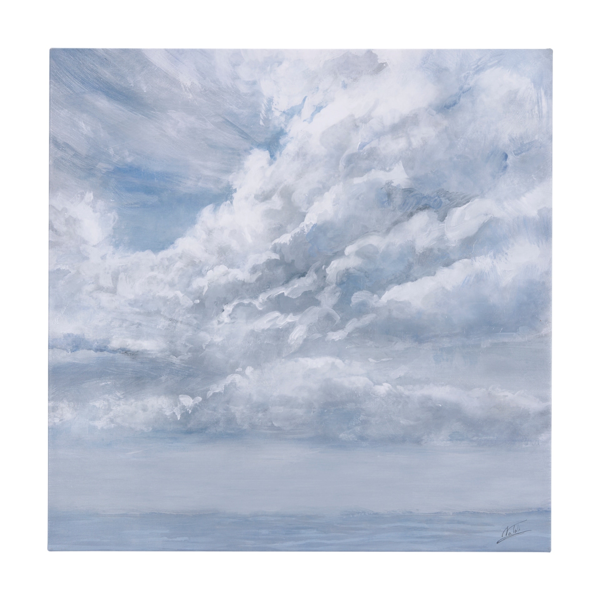 Mercana Night cloud IV (44 x 44 ) Canvas Art Print