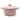 BergHOFF Neo Cast Iron 3qt. Round Dutch Oven 8" with Lid, Pink