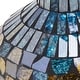 preview thumbnail 5 of 12, River of Goods Mattei Jeweled Metal Shade with Mosaic Base Table Lamp