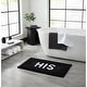 preview thumbnail 8 of 59, Jean Pierre Novelty Cotton Bath Rug - 21"x34" - "His" & "Hers"