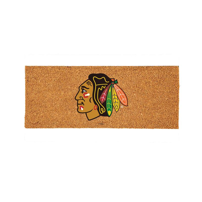 Chicago Blackhawks Full Color Indoor/Outdoor Coir Mat