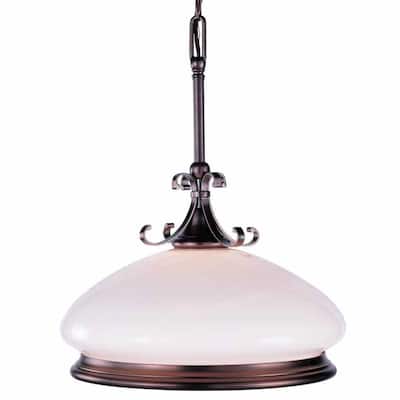Volume Lighting Hyde Park Single Light 16" Wide Pendant