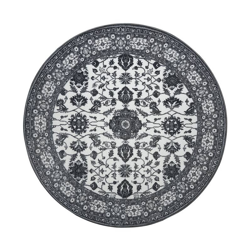 My Magic Carpet Machine Washable Medallion Accent Rug