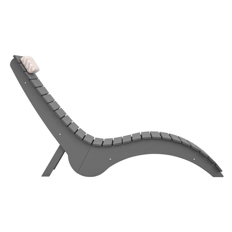 HDPS Water-Resistance Patio Lounge Chair Set of 4