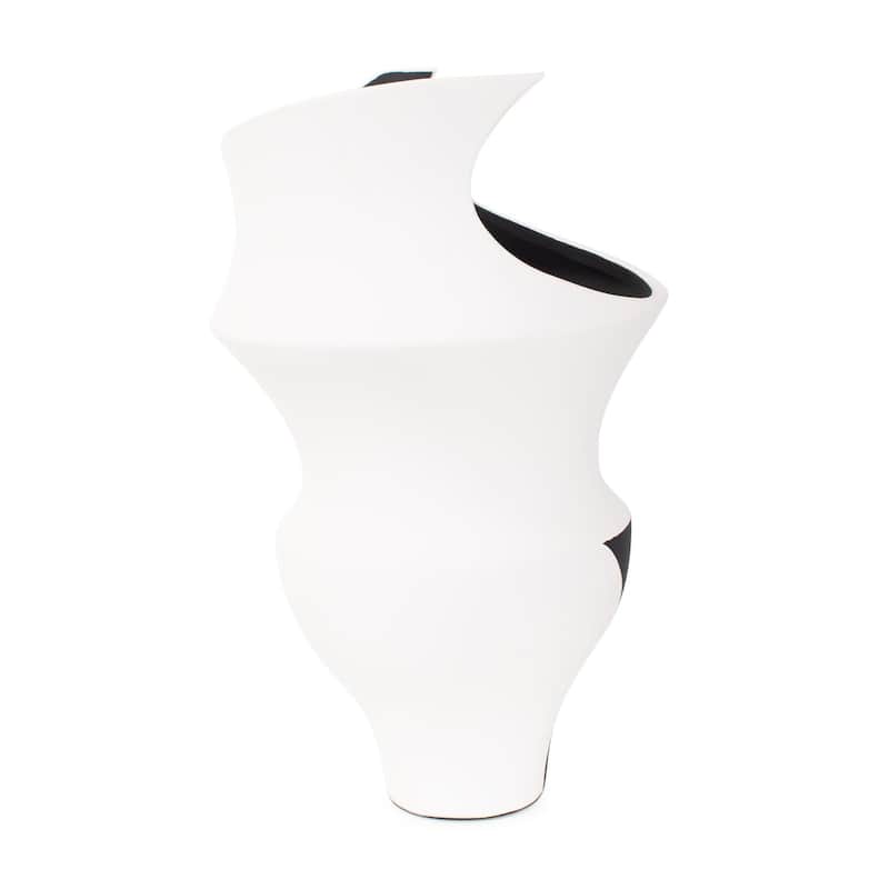 Rapsie Black and White Vase- Tall