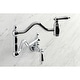 preview thumbnail 19 of 23, Heritage Wall Mount Pot Filler Kitchen Faucet