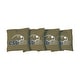 preview thumbnail 1 of 1, California State Monterey Bay Otters Gold Cornhole Bags All-Weather Resin Filled