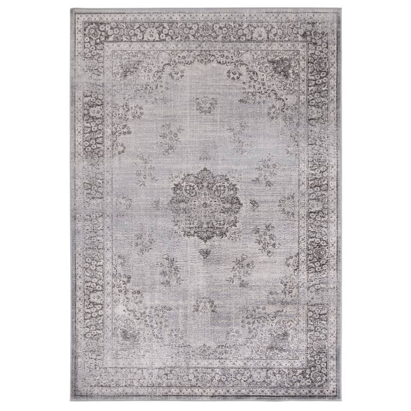 SAFAVIEH Atlas Figen Traditional Oriental Rug - 5'3" x 7'7" - Charcoal/Grey