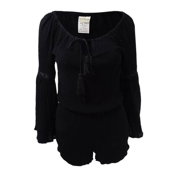 Shop L Space Swimwear By Monica Wise Spirit Romper Black Xs