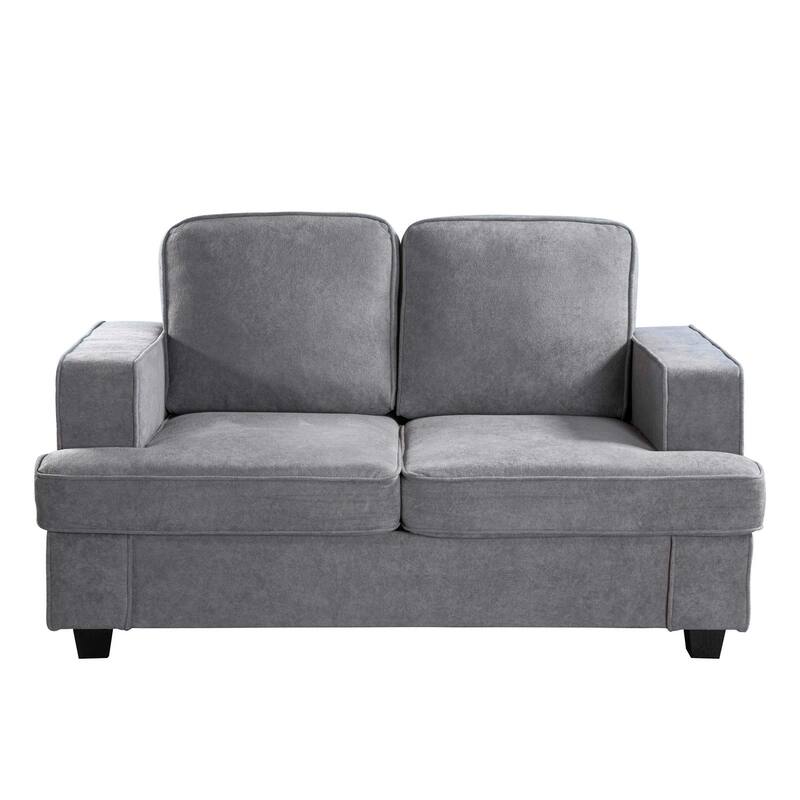 Modern Velvet Loveseat