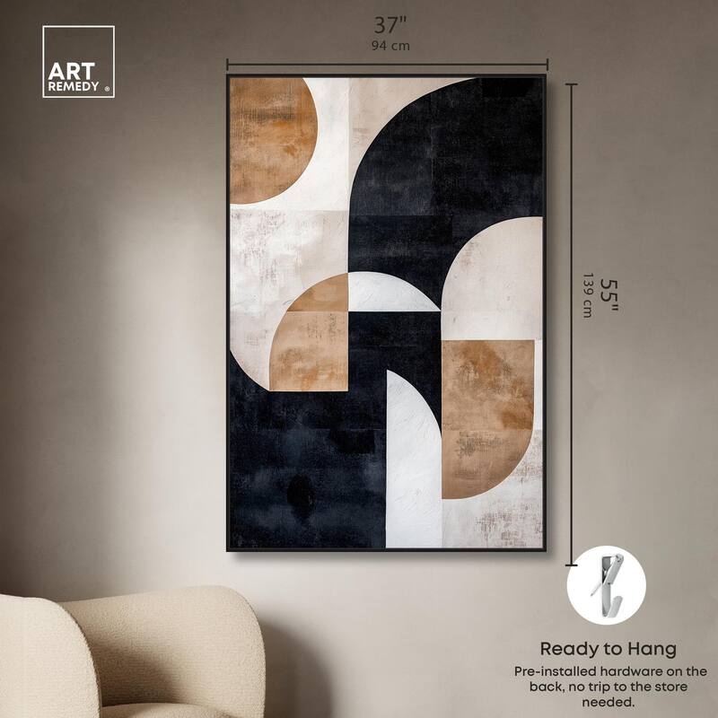 Arching Forms II Canvas by Art Remedy