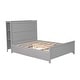 preview thumbnail 11 of 13, Full Size Storage Headboard Storage Platform Bed with Footboard and 4 Drawers Wood Slat Support Wood Bed Frame