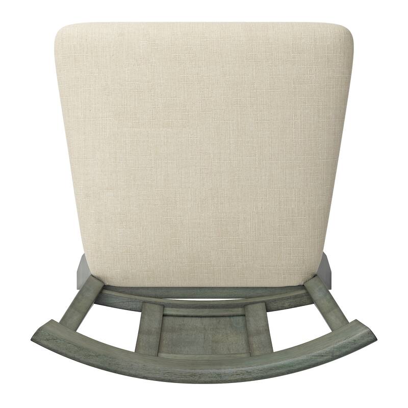 Eleanor Panel Back Wood Swivel Chair by iNSPIRE Q Classic