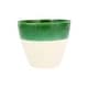 preview thumbnail 1 of 3, Viva Garden Green Reactive Large Cachepot