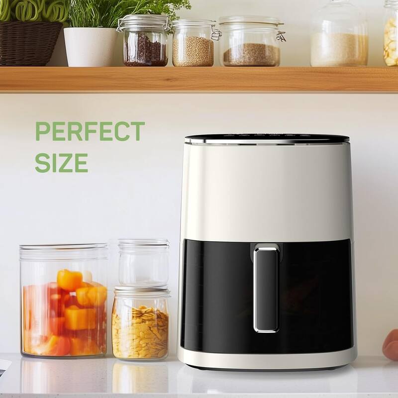 Air Fryer Pro 12-in-1 with 6 QT Capacity, Air Fry, Roast, Reheat, Dehydrate, Bake, Steam, 400°F Max Temperature
