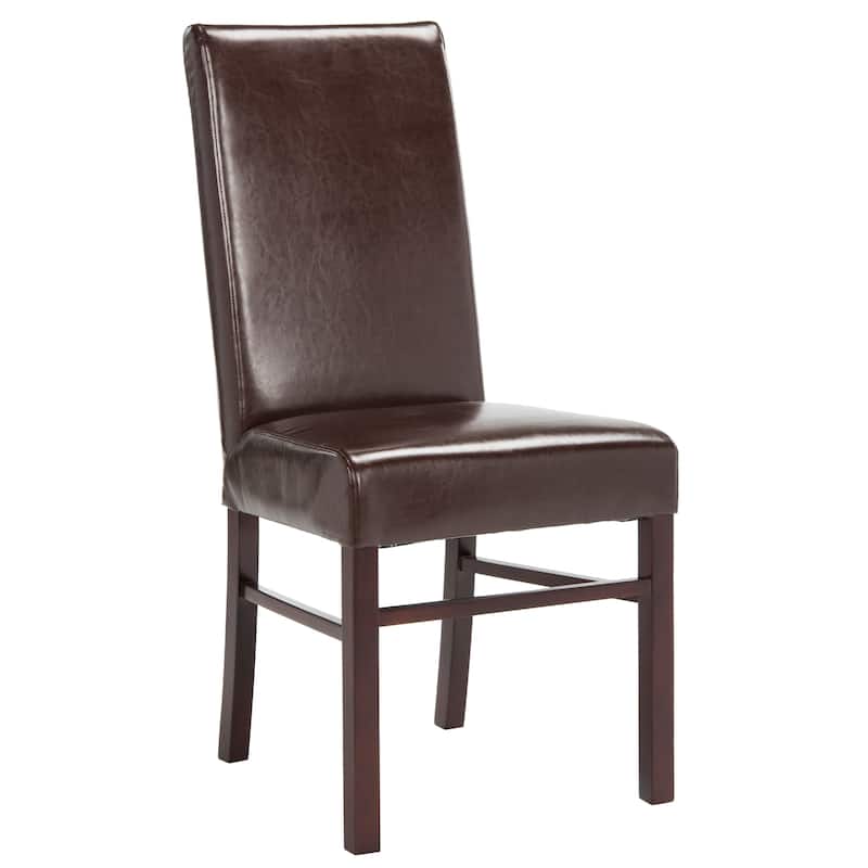 SAFAVIEH Kandi Parsons Stripe Linen Dining Chairs (Pack Of 2) - 18.5" x 23.8" x 39.4" - 19"W x 24"D x 39"H