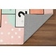 preview thumbnail 5 of 5, Kids Collection Pink Playful Numbers Design Rug