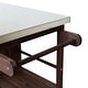 preview thumbnail 34 of 53, Outdoor Kitchen Island with Stainless Steel Top & Storage, Lockable Wheels