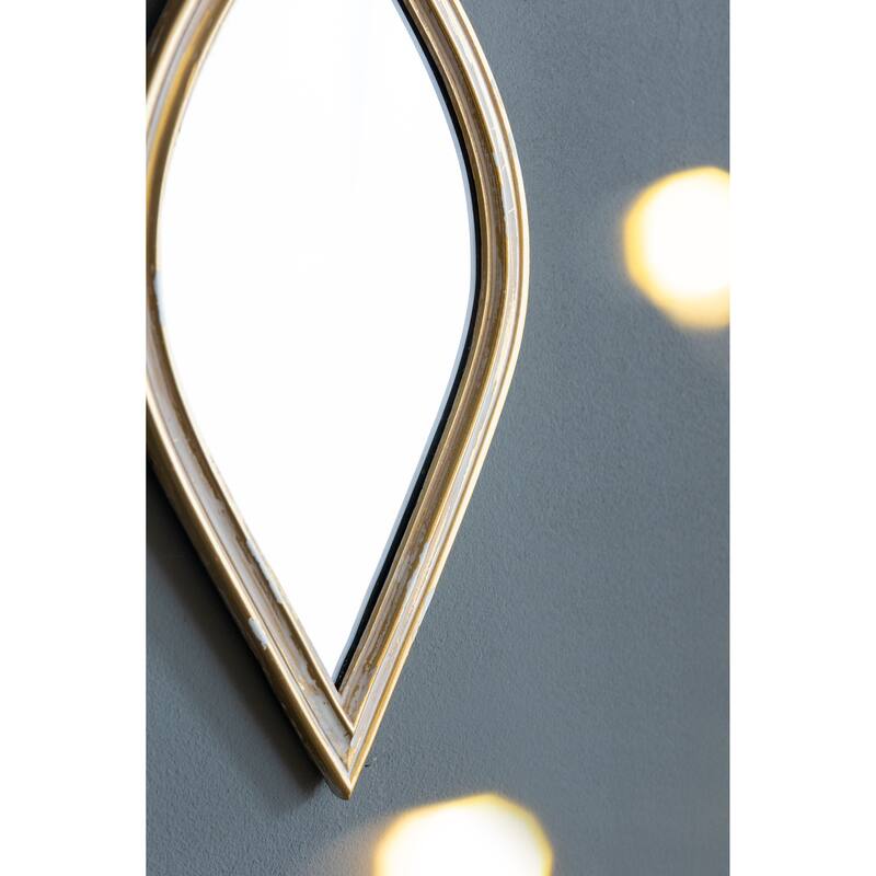 Modern 2 Pieces Gold Decorative Mirror for Wall Decor