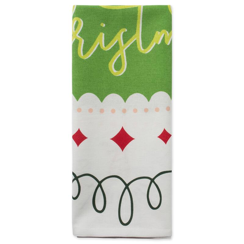 DII Assorted Christmas Printed Dishtowel